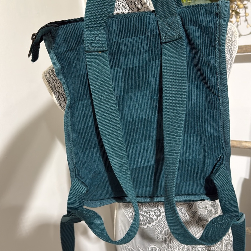 Vans Green Corduroy Mini Backpack - Casual Bag - Picture 9 of 13